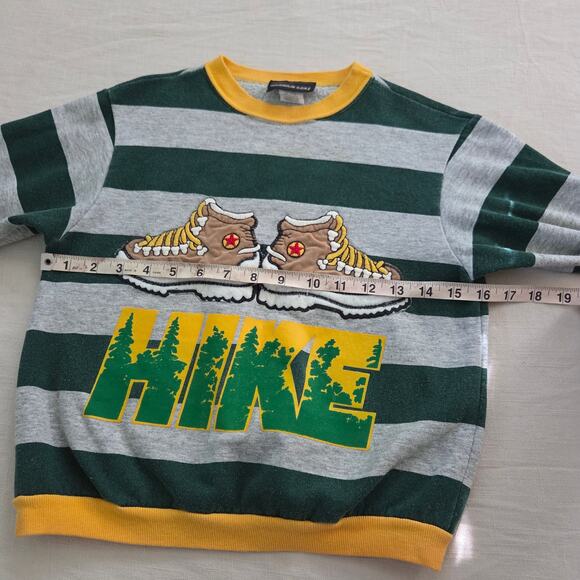 Vintage Striped "Hike" Boots Sweater 5t/6 - Picture 5 of 7